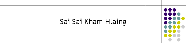 Sai Sai Kham Hlaing